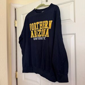 Northern Arizona University Navy Blue Crewneck Sweatshirt Size XL MV Sport NAU